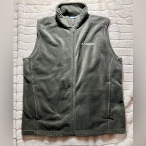 Columbia grey fleece vest